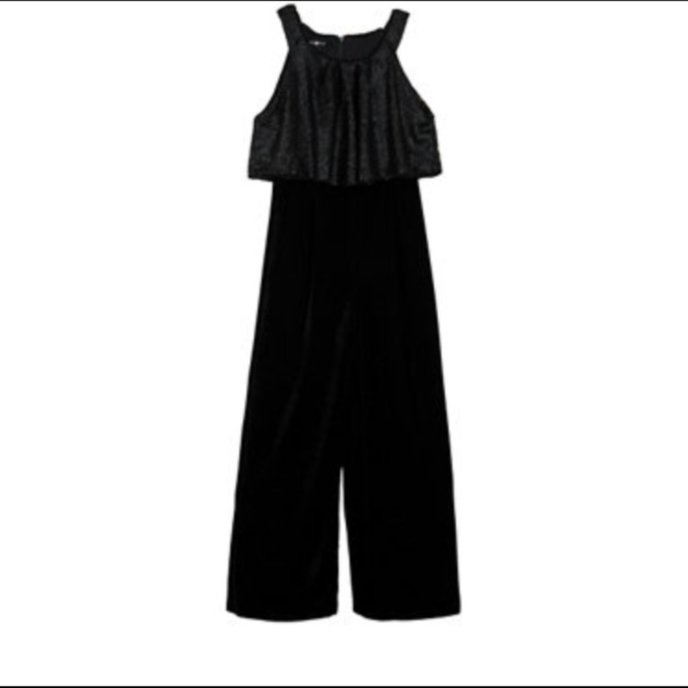 New! Amy Byer‎ velvet jumpsuit